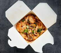 Лапша Том Ям с креветками