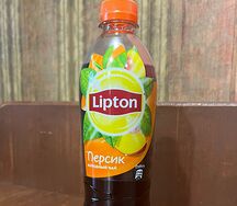 Lipton Черный чай Персик