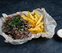 С мясом гриль