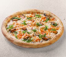 Пицца с морепродуктами