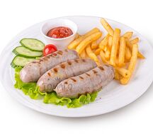 Колбаски свиные