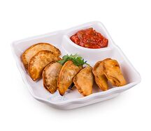 Мини-чебуреки с домашней аджикой