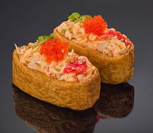 Инари с камчатским крабом