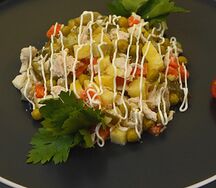 Столичный с куриным филе