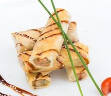 Спринг роллы с овощами vegan