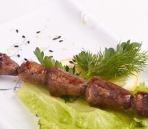 Шашлычок куриные сердечки