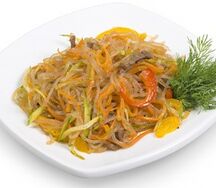 Фунчоза с мясом