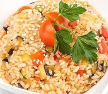 Тяхан с овощами vegan