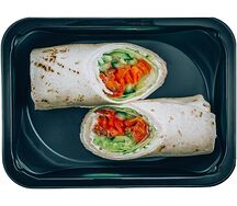 Ролл с копченым лососем