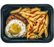 Бифштекс с пастой со специями