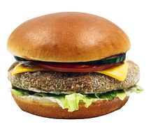 Бургер барбекю с курицей