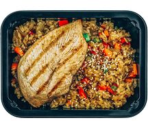 Куриная грудка с рисом тяхан