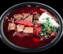 Борщ с курицей