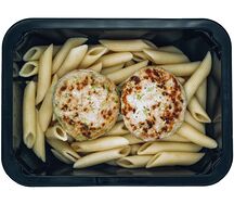 Котлеты куриные с пастой