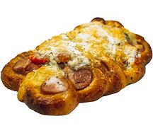 Плетенка с сосиской