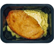 Шницель куриный с картофельным пюре