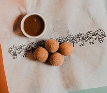 Шарики Фусэн с карамелью