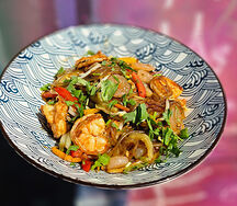 Стеклянная лапша Уданг с креветками и овощами