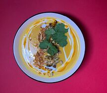 Тайский кокосово-тыквенный суп Муа Ту