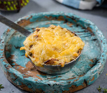 Жюльен с курицей и грибами