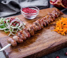 Шашлык из куриных сердец