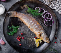 Сибас жареный