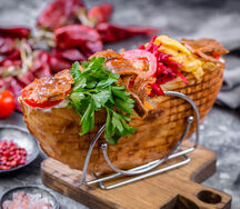 Шаурма из ягненка в лепешке