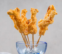 Креветки тигровые, жаренные в кляре