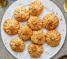 Жареные хинкали по-грузински из баранины