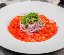 Карпаччо из розовых помидоров