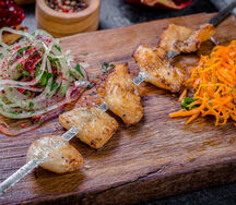 Шашлык из бараньего курдюка