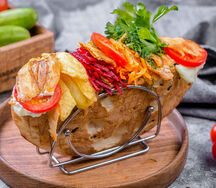 Шаурма куриная в лепешке