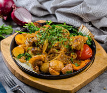 Казан-кебаб из утиной грудки