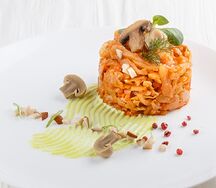 Капуста тушеная с грибами