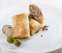 Блинчики с мясом