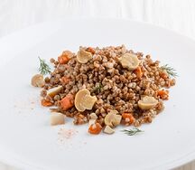 Каша гречневая с грибами