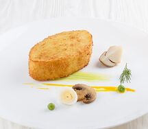 Зразы картофельные с грибами