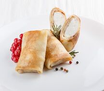 Блинчики с творогом