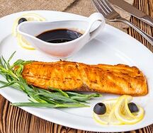 Шашлык из семги