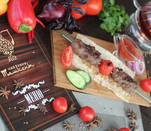 Шашлык с фисташками