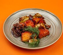 Ассорти из запеченных корнеплодов