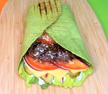 Бифштекс из мраморной говядины в лаваше