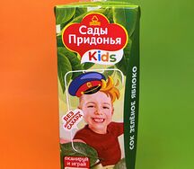 Сок Сады Придонья Kids зеленое яблоко