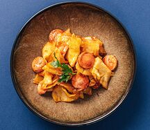 Солянка с сосисками