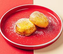 Запеченные сырники с апельсином и изюмом