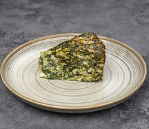 Фриттата шпинат брокколи