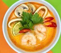 Том Ям с креветками