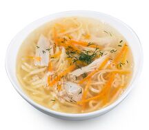 Куриный суп с лапшой