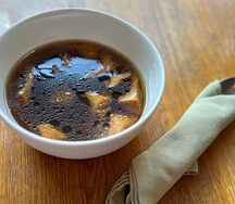 Грибной бульон, сезонные грибы