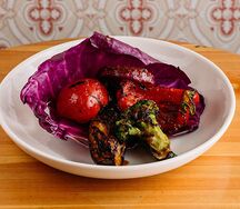 Томат, цукини, баклажан